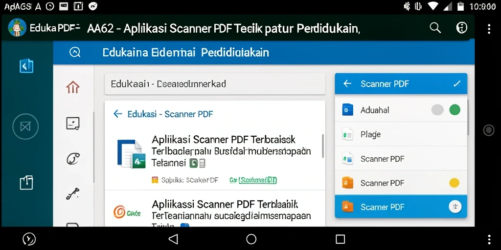 Antarmuka AA62 yang sederhana dan fungsional untuk Scanner PDF.