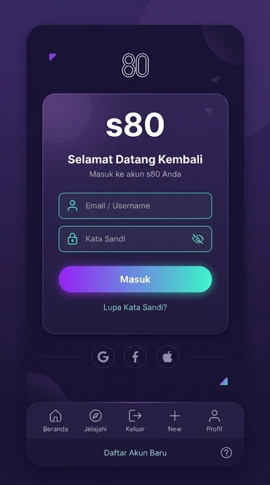 Masuk Akun s80 untuk Pengguna Android Indonesia